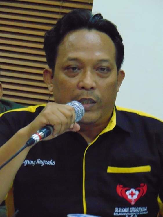 Agung Nugroho Ketua Nasional Relawan Kesehatan (REKAN) Indonesia.