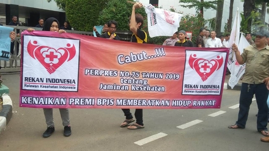 Unras Rekan Indonesia Di Kantor Kemkes RI
