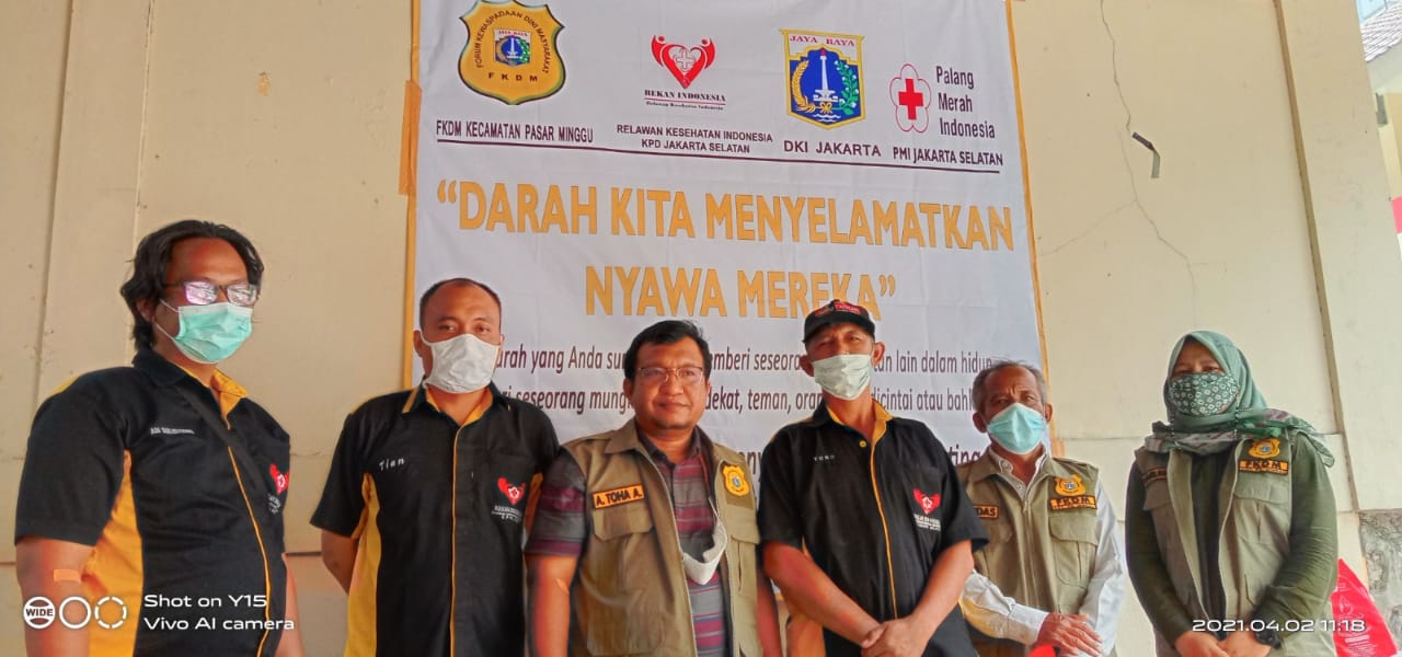 Donor Darah Kolaburasi FKDM Dengan Rekan Indonesia